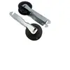 Image de Lot de 2 galets poulies tendeurs et supports Sèche-linge 06017597, 40004610, HOOVER, FAGOR, FAGPR, VESTEL, ZEROWATT - 124051