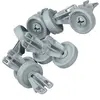 Image de Jeu de 8 roulettes de panier inférieur Lave-vaisselle 481252888112, BAUKNECHT, LADEN, IGNIS, IKEA WHIRLPOOL, KITCHENAID, RADIOLA, MAYTAG, BRANDT,