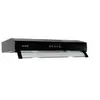 Image de - hotte casquette / visière rivage 60 cm noir - 100w - 210 m3/h