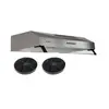 Image de hotte casquette visière 60 cm - inox - 3 vitesses éclairage led - évacuation ou recyclage - marque française