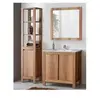 Image de Ensemble meubles de salle de bain complet - bois - 80 cm - classic oak