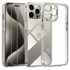 Image de Coque Pour iPhone 15 Pro Silicone Transparente + 2 Verres Trempes