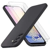 Image de Coque Pour Samsung Galaxy A25 5G Silicone Noir + 2 Verres Trempes
