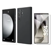 Image de Coque Pour Samsung Galaxy S24 Ultra Silicone Noir + Verre Trempe