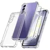 Image de Coque Pour Samsung Galaxy S24 Silicone Transparente Angles Renforces + 2 Verres Trempes