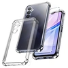 Image de Coque Pour Samsung Galaxy A15 Silicone Transparente Angles Renforces + Verre Trempe