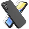 Image de Coque Pour Samsung Galaxy A15 Silicone Noir + 2 Verres Trempes