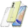 Image de Coque Pour Samsung Galaxy A35 5G Silicone Transparente Angles Renforces + 2 Verres Trempes