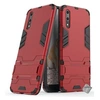 Image de Housse etui coque rigide anti choc pour Huawei P20 + film ecran - ROUGE -
