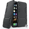 Image de Housse etui coque rigide anti choc pour Apple iPhone XR avec film ecran - NOIR