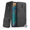 Image de Housse etui coque rigide anti choc pour OnePlus 6T + verre trempe - NOIR -