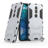 Image de Housse etui coque rigide anti choc pour Nokia 7.1 (2018) + film ecran - ARGENT -