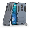 Image de Housse etui coque rigide anti choc pour Nokia 7.1 (2018) + film ecran - BLEU FONCE -
