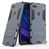 Image de Housse etui coque rigide anti choc pour Xiaomi Mi 8 Lite + film ecran - BLEU FONCE -