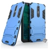 Image de Housse etui coque rigide anti choc pour Nokia 5.1 Plus (2019) + film ecran - BLEU CLAIR -