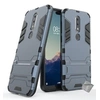 Image de Housse etui coque rigide anti choc pour Nokia 6.1 Plus (2019) + verre trempe - BLEU FONCE -