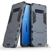 Image de Housse etui coque rigide anti choc pour Samsung Galaxy S10 + film ecran - BLEU FONCE -