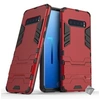 Image de Housse etui coque rigide anti choc pour Samsung Galaxy S10 + film ecran - ROUGE -