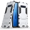 Image de Housse etui coque rigide anti choc pour Samsung Galaxy S10 + verre trempe - ARGENT -