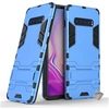 Image de Housse etui coque rigide anti choc pour Samsung Galaxy S10+ Plus + verre trempe - BLEU CLAIR -