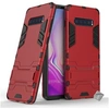 Image de Housse etui coque rigide anti choc pour Samsung Galaxy S10+ Plus + verre trempe - ROUGE -