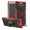 Image de Housse etui coque rigide anti choc pour Sony Xperia 10 + film ecran - ROUGE -