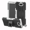 Image de Housse etui coque rigide anti choc pour Sony Xperia 10 + verre trempe - BLANC -