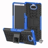 Image de Housse etui coque rigide anti choc pour Sony Xperia 10 + verre trempe - BLEU -
