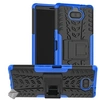 Image de Housse etui coque rigide anti choc pour Sony Xperia 10 Plus + verre trempe - BLEU -