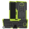 Image de Housse etui coque rigide anti choc pour Sony Xperia 10 Plus + verre trempe - VERT -