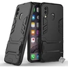 Image de Housse etui coque rigide anti choc pour Samsung Galaxy A40 + verre trempe - NOIR -