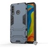 Image de Housse etui coque rigide anti choc pour Huawei P30 Lite + film ecran - BLEU FONCE -