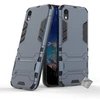 Image de Housse etui coque rigide anti choc pour Huawei Y5 (2019) + verre trempe - BLEU FONCE -