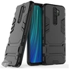Image de Housse etui coque rigide anti choc pour Xiaomi Redmi Note 8 Pro + verre trempe - NOIR -