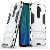 Image de Housse etui coque rigide anti choc pour Xiaomi Redmi Note 8 Pro + verre trempe - ARGENT -