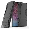 Image de Housse etui coque rigide anti choc pour Samsung Galaxy Note 10 + verre trempe - NOIR -