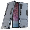 Image de Housse etui coque rigide anti choc pour Samsung Galaxy Note 10 + verre trempe - BLEU FONCE -