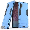Image de Housse etui coque rigide anti choc pour Samsung Galaxy Note 10+ Plus + verre trempe - BLEU CLAIR -