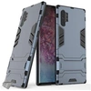 Image de Housse etui coque rigide anti choc pour Samsung Galaxy Note 10+ Plus + verre trempe - BLEU FONCE -