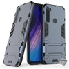 Image de Housse etui coque rigide anti choc pour Xiaomi Redmi Note 8T + film ecran - BLEU FONCE -
