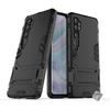 Image de Housse etui coque rigide anti choc pour Xiaomi Mi Note 10 + verre trempe - NOIR -