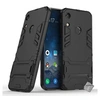 Image de Housse etui coque rigide anti choc pour Huawei Y6s + verre trempe - NOIR -