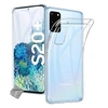 Image de Coque silicone gel fine pour Samsung Galaxy S20 Plus + film ecran - TPU TRANSPARENT -