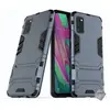 Image de Housse etui coque rigide anti choc pour Samsung Galaxy A41 + film ecran - BLEU FONCE -