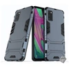 Image de Housse etui coque rigide anti choc pour Samsung Galaxy A41 + verre trempe - BLEU FONCE -