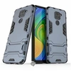 Image de Housse etui coque rigide anti choc pour Xiaomi Redmi Note 9 + verre trempe - BLEU FONCE -