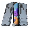 Image de Housse etui coque rigide anti choc pour Samsung Galaxy A21s + verre trempe - BLEU FONCE -