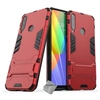 Image de Housse etui coque rigide anti choc pour Huawei Y6p + verre trempe - ROUGE -