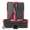 Image de Housse etui coque rigide anti choc pour Sony Xperia 10 II + verre trempe - ROSE -