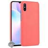 Image de Housse etui coque rigide simili cuir crocodile pour Xiaomi Redmi 9A + film ecran - ROUGE -